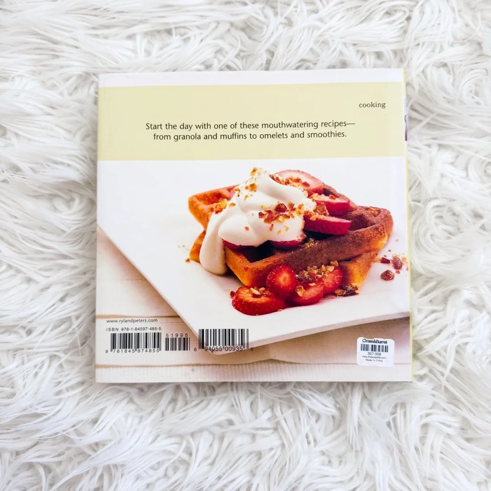 Crate & Barrel | Easy Breakfast & Brunch Hardcover Cookbook